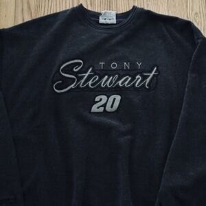 Chase Authentics Nascar #20 Tony Stewart Crewneck Sweatshirt Vintage 90s 2XL